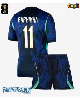 Brazilia Raphinha Belloli #11 Echipament de Fotbal Replică Mondial 2026 Copii Deplasare (+ Șorturi)